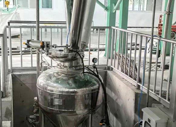 Negative pressure pneumatic conveying automatic feeding equipment-the key link of automatic batching production line