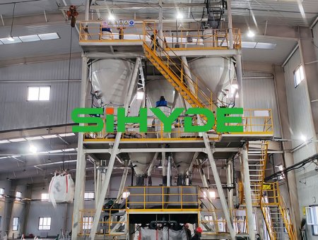 Rubber and battery chemical ingredients production line