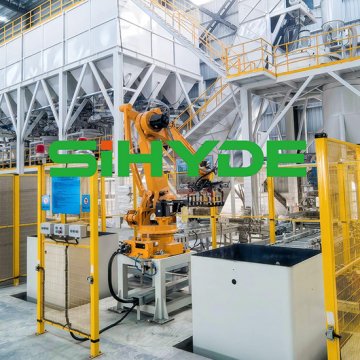 Shaped refractory batching production line