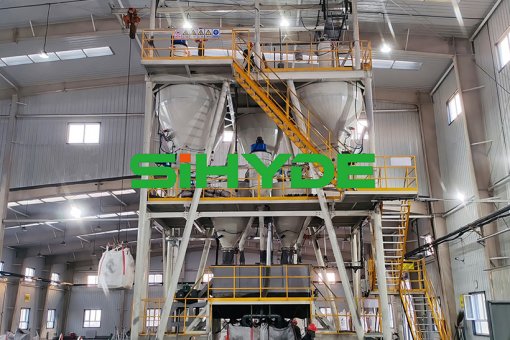 Battery, chemical ingredients production line